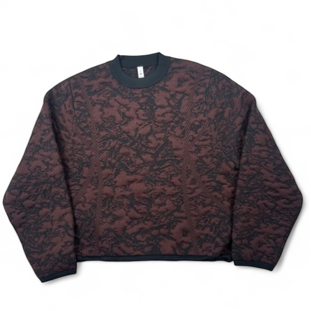 LULULEMON Athletica Jaquard Multi-Texture Crew Neck Sweater